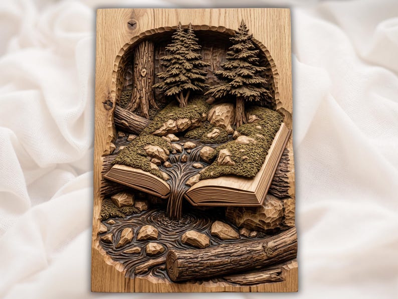 Панно «Лісова книга», модель 05024
